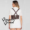 'Strapped In' Brown Leather Corset Belt