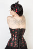 Coming Up Roses Mesh Underbust Corset