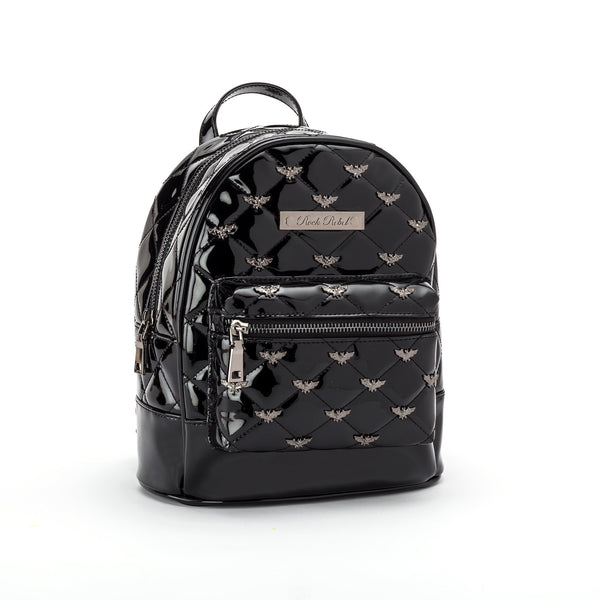 Black Bat Studded Backpack Purse (IN STOCK)