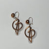 Gold Vintage Abstract Earrings