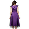 Bonded Violet Lace Dress