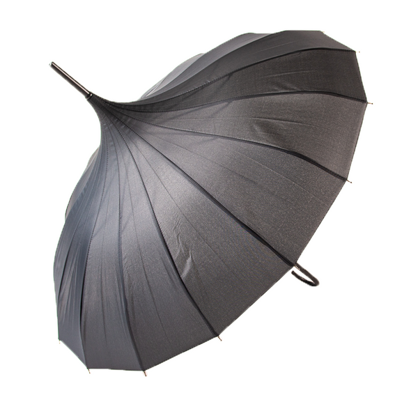 Morticia's Pagoda Umbrella - Black