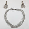 Sarah Coventry Multi Strand Silver Choker Necklace and Earrings - 1 of 1