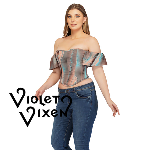Overbust Corsets  Authentic Steel Boned Overbust Corsets – Violet Vixen