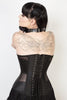 Meshed and Buckled Overbust Corset