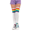 Rainbow Pride Trimmed Socks