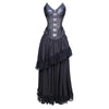 Size 20, 26, & 32 - Midnight Malevolent Maelstrom Corset Dress