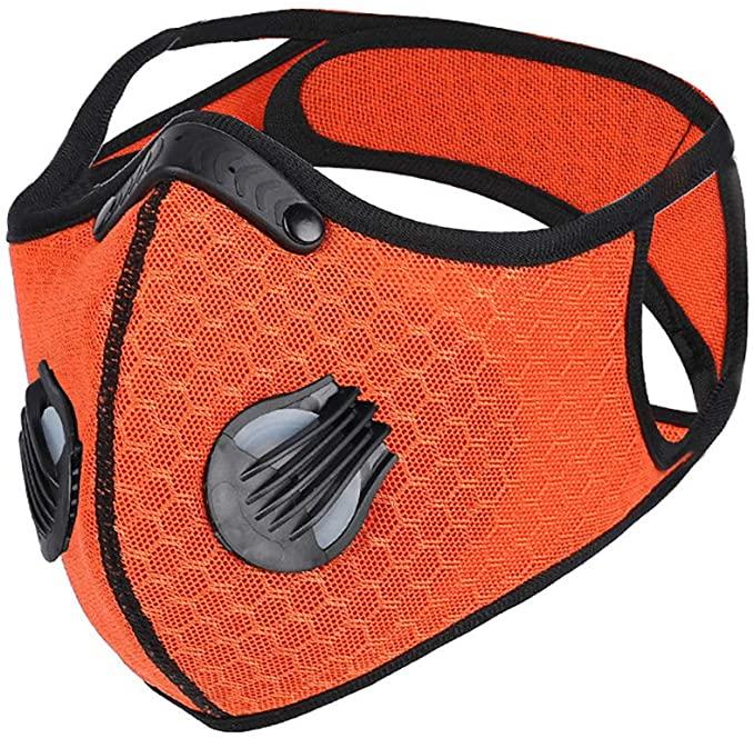 Playa Ready Filtering Orange Cycling Mask - IN STOCK