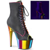 Prideful Platform Rainbow Boot Heels
