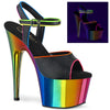 Prideful Platform Rainbow Heels