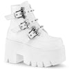 Bats and Spikes Platform Stompers - White