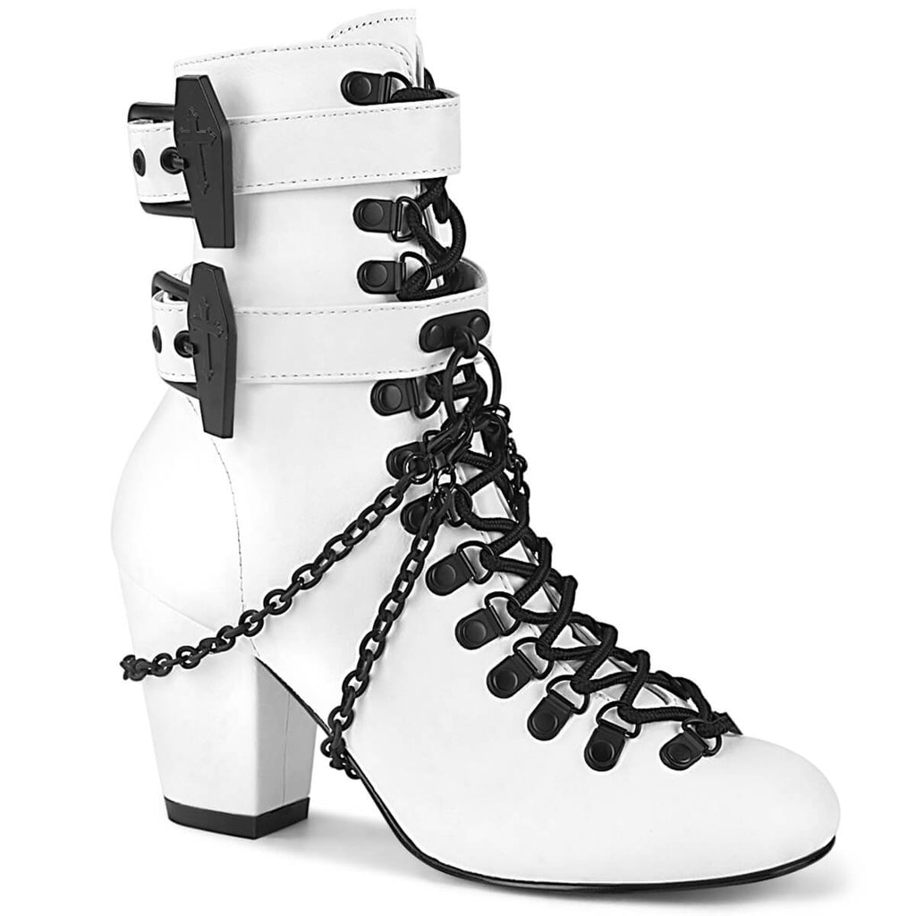 Tombstone Boots - White