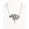 Slithering Serpent Necklace in Silver