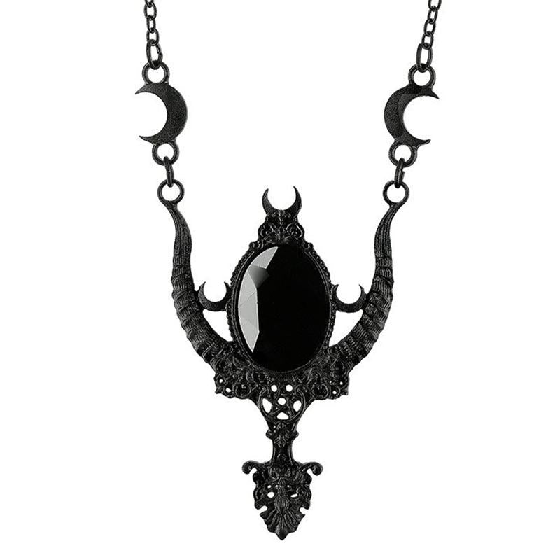 Mystic Lunar Horned Necklace