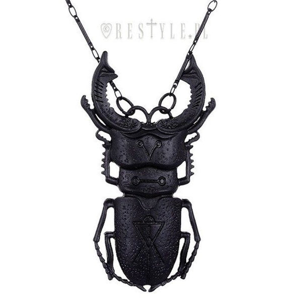 Occult Beetle Necklace