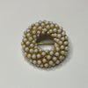 Golden Pearls Vintage Brooch