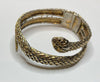 Vintage Gold Snake Cuff