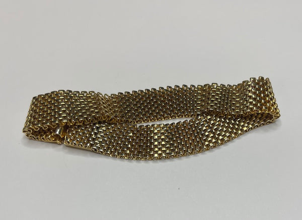 Vintage Golden Woven Bracelet