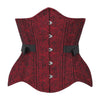 Fan Out Underbust Corset - Red