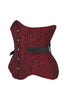 Fan Out Underbust Corset - Red
