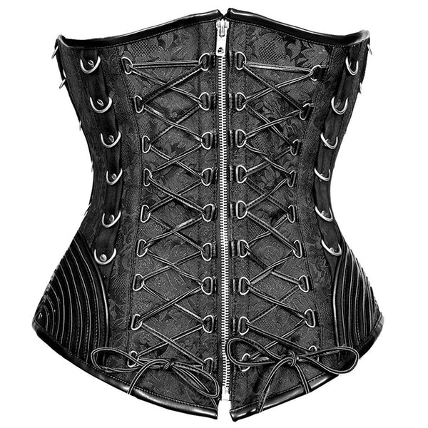 Curved and Netted Underbust Corset