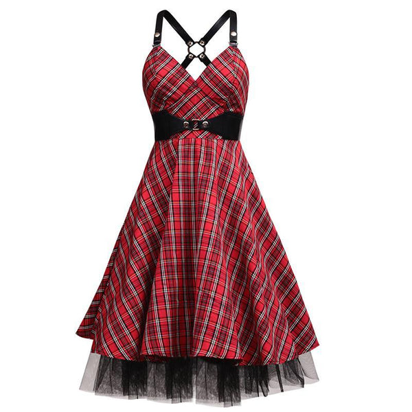 Crossed Rockabilly Dress