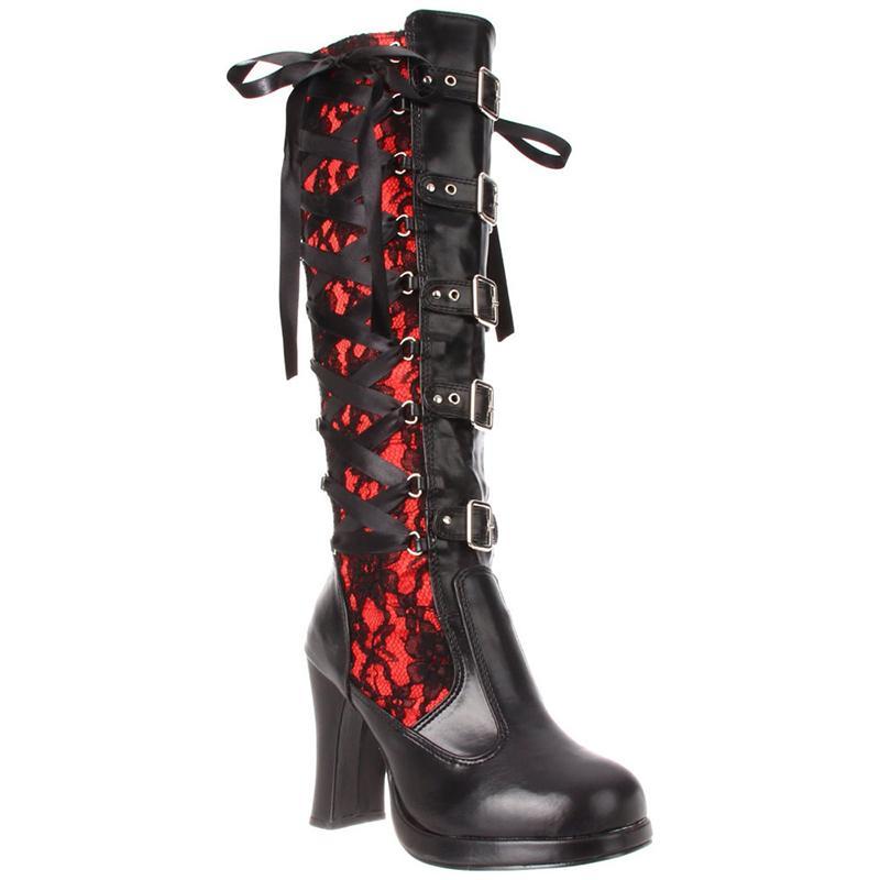 Gothic Lacers Heeled Boots