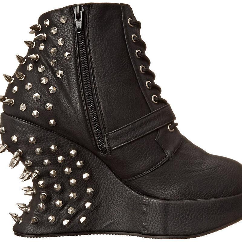Size 9 - Spiked Charmer Ankle Boots
